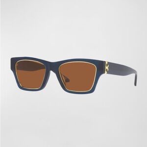 Tory Burch Navy Sunglasses with Amber Lenses